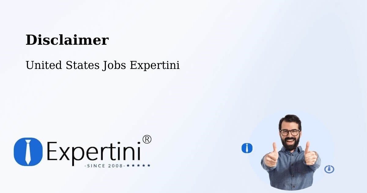 Disclaimer – Oakfield - United States Jobs Expertini